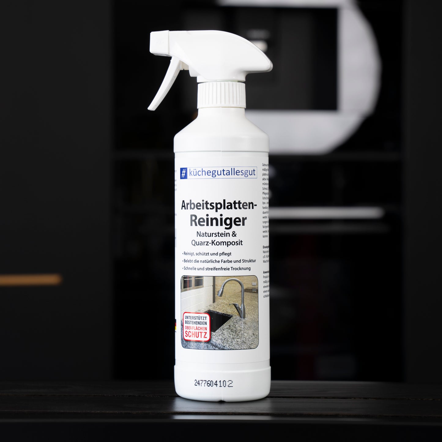 Arbeitsplatten-Reiniger für Naturstein und Quarz-Komposit