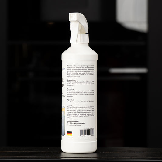 Kühlschrank-Hygiene-Reiniger 3 in 1 - Biologisch abbaubarer Spezialreiniger für optimale Lebensmittelsicherheit