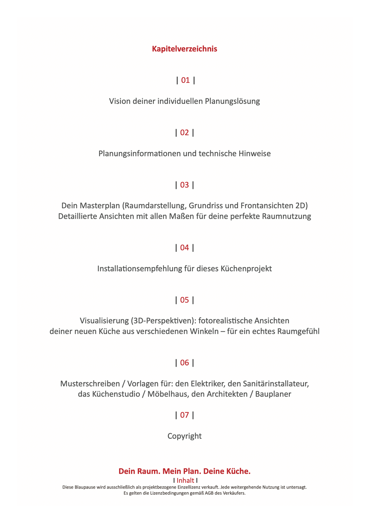 Blaupause: Platzoptimierte U-Küche mit Halbinsel und Tischintegration